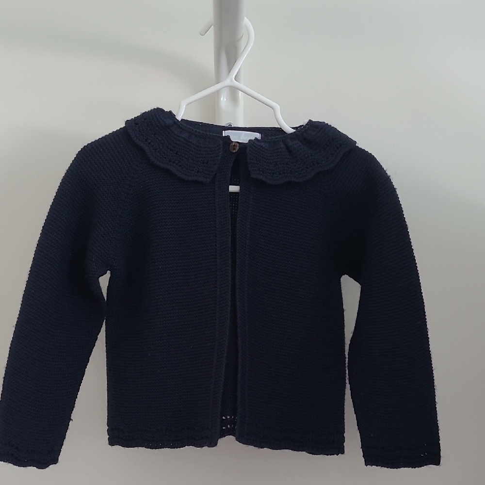 Mac Ilusion Navy Knit Cardigan 24m Girl